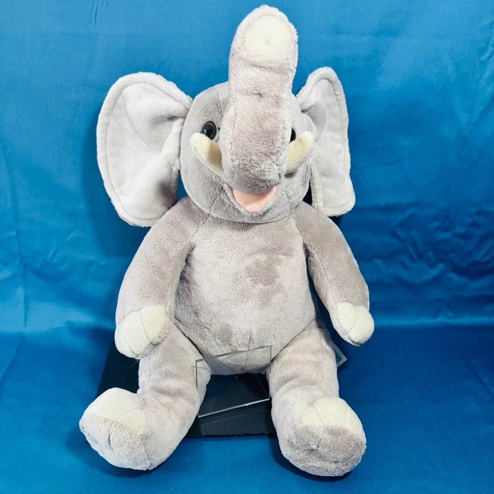 Build-A-Bear Gray Elephant Plush 16